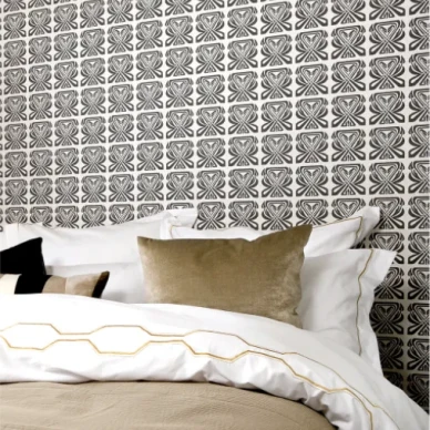 Metropolitan pronssivarinen graafinen tapetti makuuhuoneeseen Mimoulta v2 image