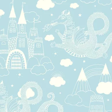 Drakhimlen ljusblå image