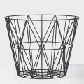 Wire Basket black large metallikori Ferm Livingilta