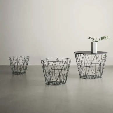 Wire Basket musta rautakori Ferm Livingilta image