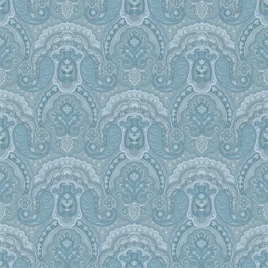 Crayford Paisley sininen kuviotapetti Ralph Laurenilta PRL034 06 image