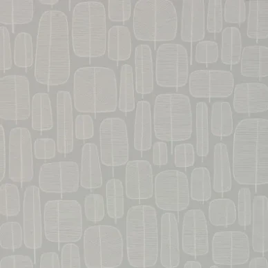 Little Trees harmaa retro puutapetti Miss Printilta image