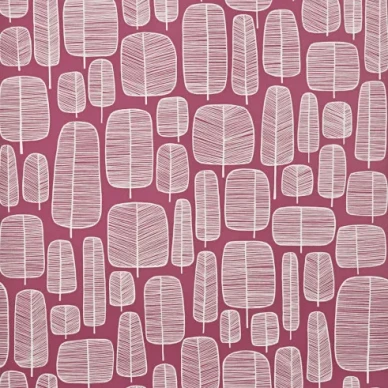 Little Trees liila puutapetti Miss Printilta image