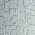 Little Trees sininen harmaa retro puutapetti Miss Printilta