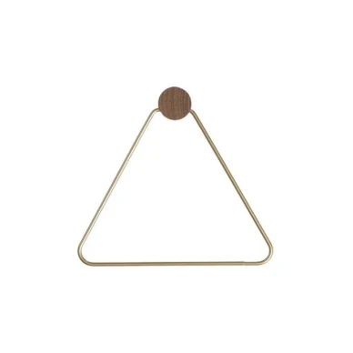 Ferm living triangle wc-pappershållare mässing image