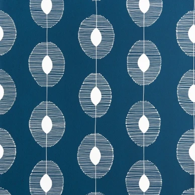 Dewdrops tummansininen taptti geometrisella kuviolla image