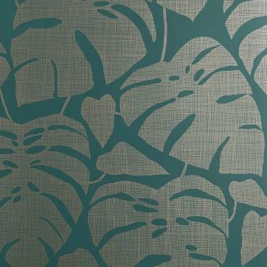 Guatemala lehtitapetti tummanvihrealla pohjalla kultaisella kuviolla image