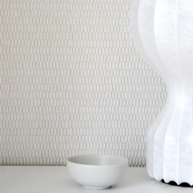 Ginza messinkinen graafinen tapetti Mimoulta image