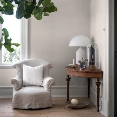 Soft Linen yksivarinen valkoinen tapetti Borastapeterilta v2 image