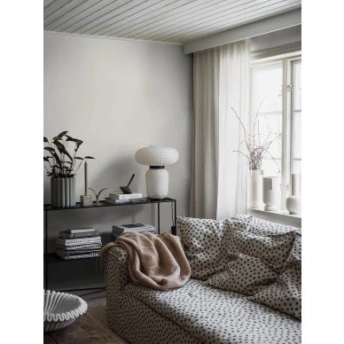 Harmaa olohuoneen tapetti Borastapeterilta Airy Grey 4318 image