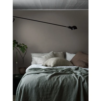 Harmaa makuuhuoneen tapetti Borastapeterilta Ash Grey 4321 image