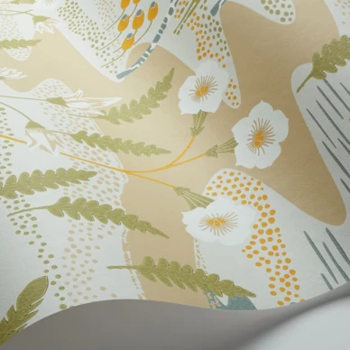 Wonderland Flyttfrö tapet beige image