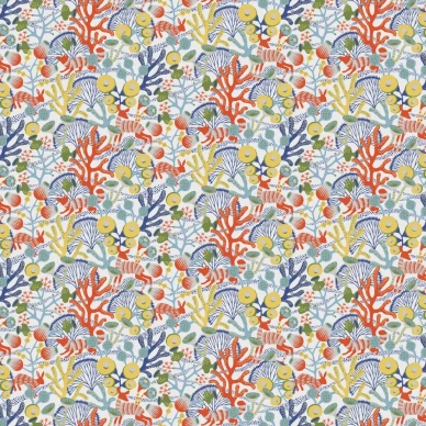 Wonderland Koralläng tapet vit image