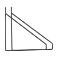 House Doctor Brackets Apart hyllkonsolset svart
