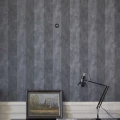 Designers Guild Parchment Stripe randig tapet Notting Hill Slate