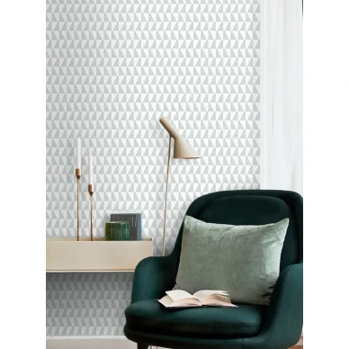 BoråsTapeter Trapez tapet ljusblå image