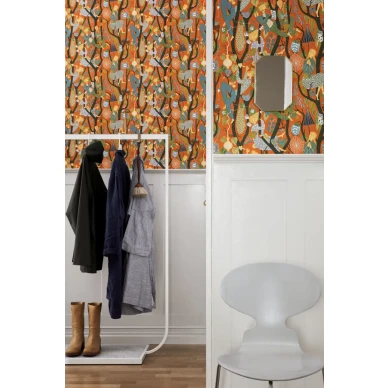 BoråsTapeter Melodi tapet röd image