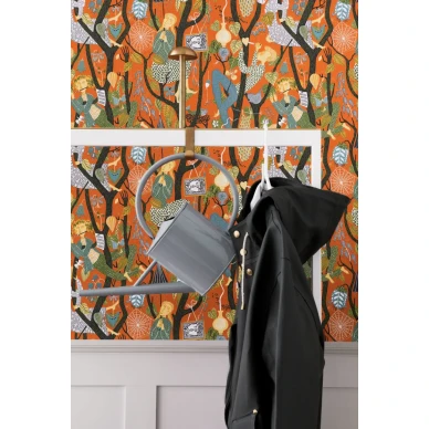 BoråsTapeter Melodi tapet röd image