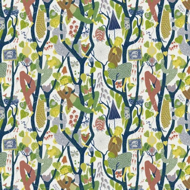 BoråsTapeter Melodi tapet vit image