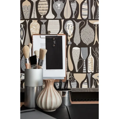 BoråsTapeter Pottery tapet brun image