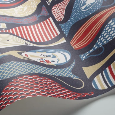 BoråsTapeter Pottery tapet röd image