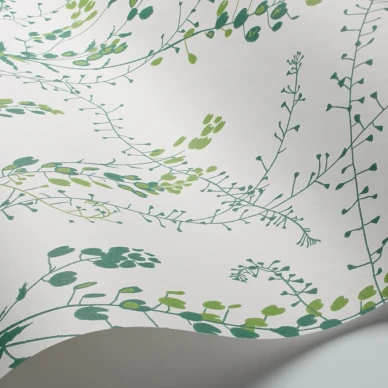 BoråsTapeter Bladranker tapet grön image