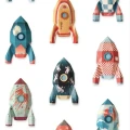 Rocket rakettitapetti Studio Dittelta