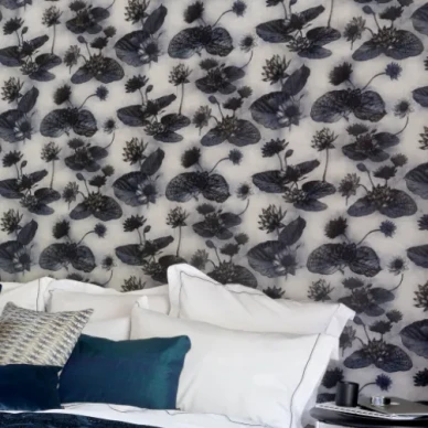 Lotus Lake deep kukkatapetti Mimoulta image