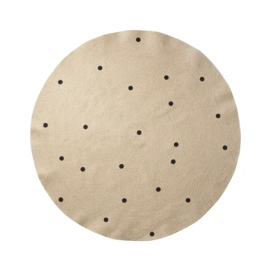 Ferm Living Jute barnrumsmatta - 2 storlekar dots image