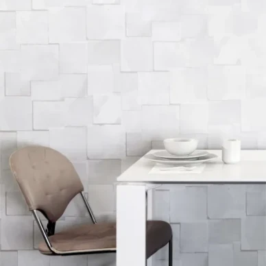 Spry valkoinen ruudullinen tapetti Mimoulta image