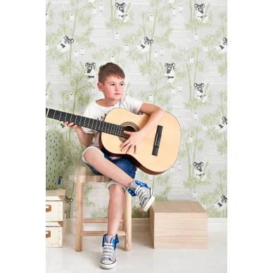 Majvillan Bambu tapet Grå image