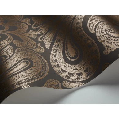 Cole et Sonin suurikuvioinen tumma paisleytapetti Malabar 95 7044 image