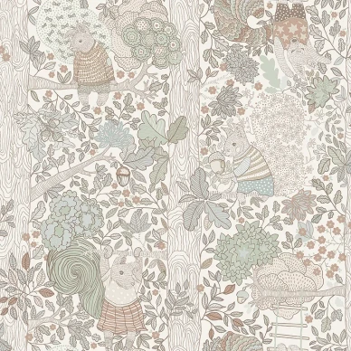 Charlie vaalea elaintapetti Borastapeterilta 6291 image