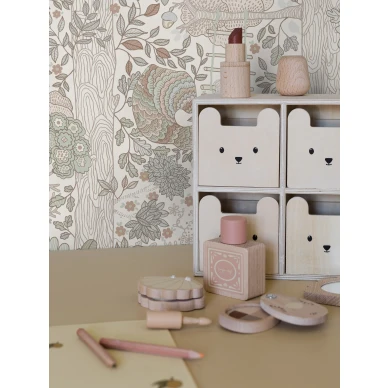 Vaalea lastentapetti elaimilla Charlie Borastapeterilta 6291 image