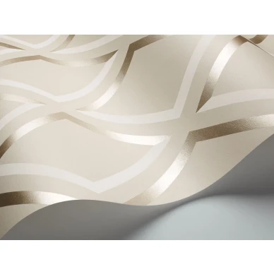 Cole et Sonin beige ruudullinen tapetti Pompeian 95 11059 image