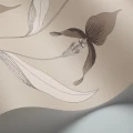 Cole et Sonin beige kukkatapetti Orchid 95 10058