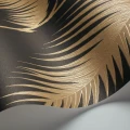 Cole et Sonin tumma kultainen palmutapettiPalm Leaves 66 2014