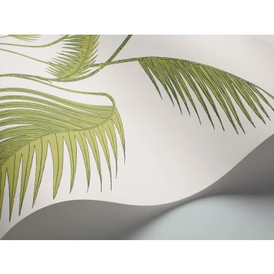 Cole et Sonin vihrea valkoinen palmutapetti Palm Leaves 95 1009 image