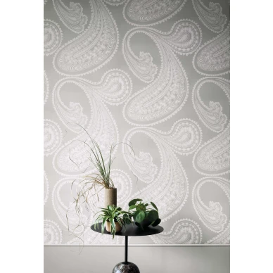 Vaaleanharmaa paisleytapetti Rajapur Cole et Sonilta 95 2012 image