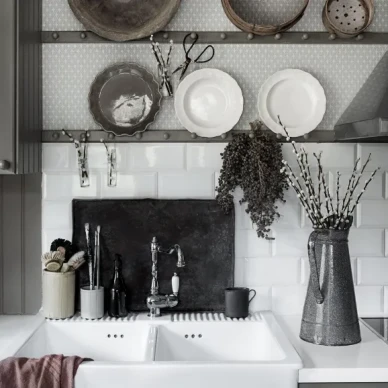 Einar tapet grey image