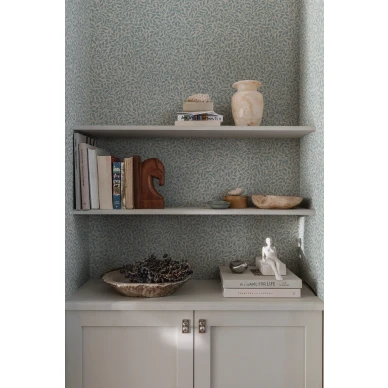 Sininen lehtitapetti Sigfrid Sandbergilta 425 46 image