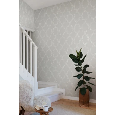 Harmaa tapetti Sandbergilta Wilma 503 41 image