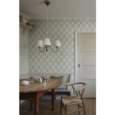 S10389 Wilma tapetti Green olohuoneessa Sandberg image