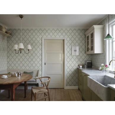 S10389 Wilma olohuoneentapetti Green Sandberg image