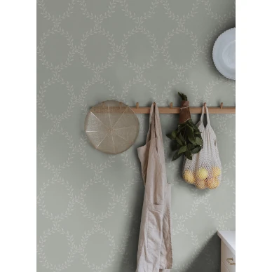 Sandbergin vihrea tapetti Wilma S10201 image