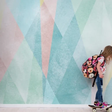 Prisma tapet Multicolored image