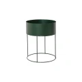 Ferm Living Plant Box -mörkt grön blomma stand round