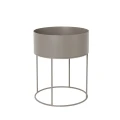 Ferm Living Plant Box - rund Warm Grey