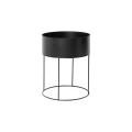 Ferm Living Plant Box - svart blomma stand round