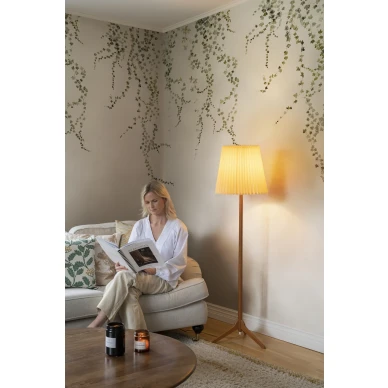 Aralia vihreavalkoinen tapetti Sandbergilta 640 04 image